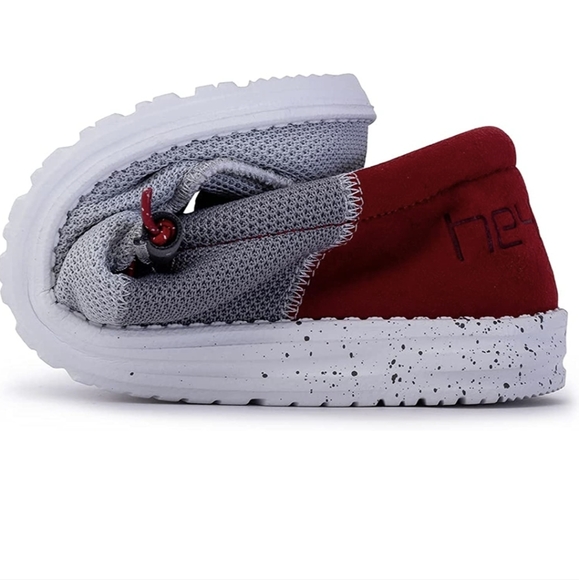 HEY DUDE WALLY FUNK DARK GREY RED - Picture 7 of 7